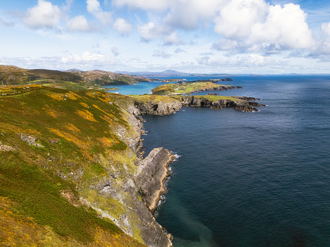 Crookhaven coast peninsula Ireland Aerial view