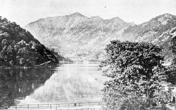 istock People and landmarks of India in 1895: Naini-Tal 1960447795