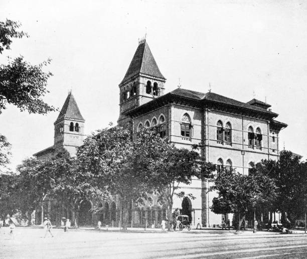 istock People and landmarks of India in 1895: Post Office 1960450425