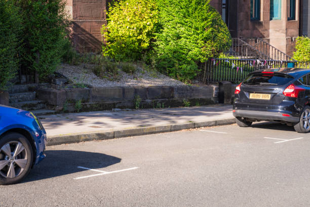 istock Parking space on the street 1960492277