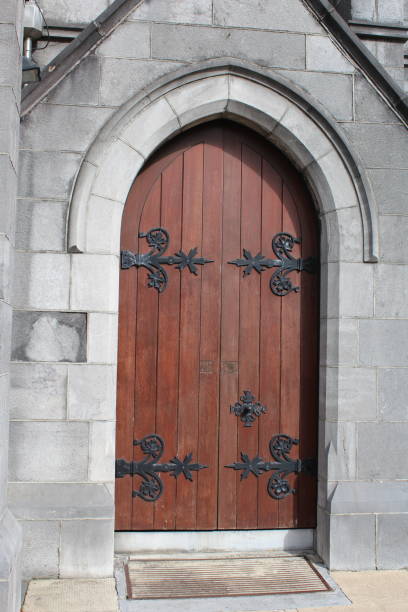 istock Wooden door 1960599937