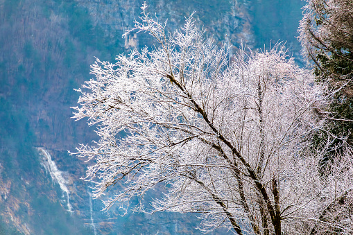 The coldest place in Val Raccolana during the winter.