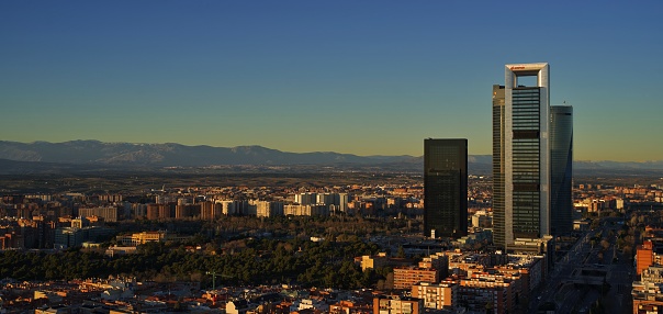 Kio towers in Madrid