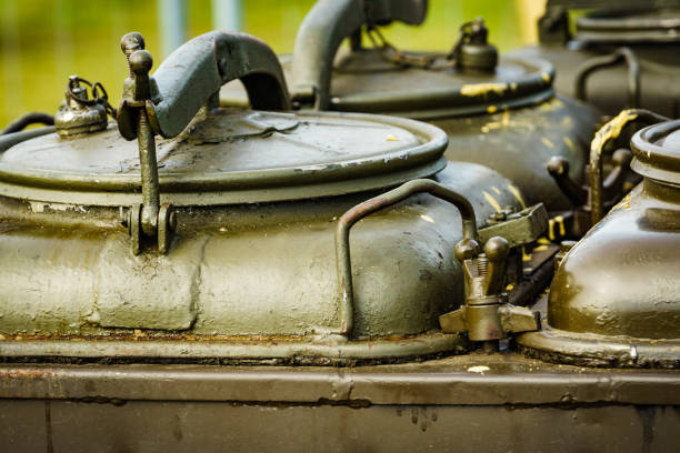 istock Field kitchen for cooking camp food. 1960740196