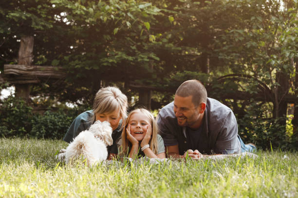 istock Family of Three Outside 1960754376