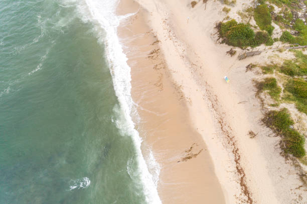 istock aerial drone overhead view of a beach 1960785654