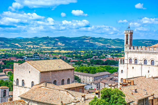 Gubbio, Umbria, Italy stock photo