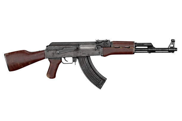 istock classic firearm ak 47, concept official weapon of the soviet union 1960863600