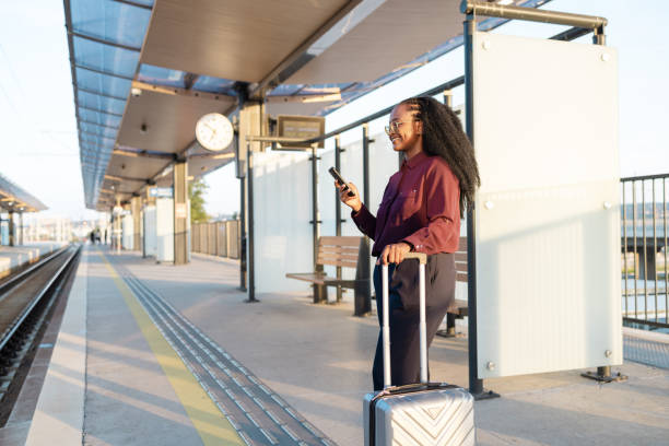 istock African American woman on a train station 1960965283