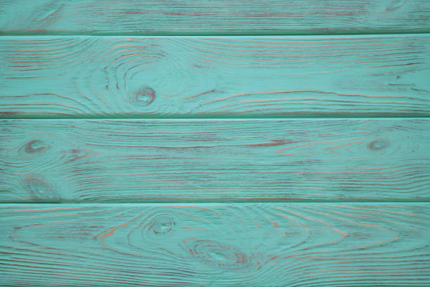 Turquoise wooden backdrop, wood texture surface, mockup for design