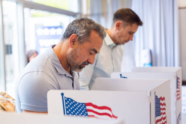 istock Americans voting in an election 1961062351