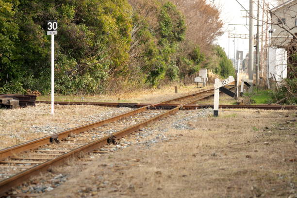 istock Level junction or diamond junction or diamond crossing in Japan 1961075030