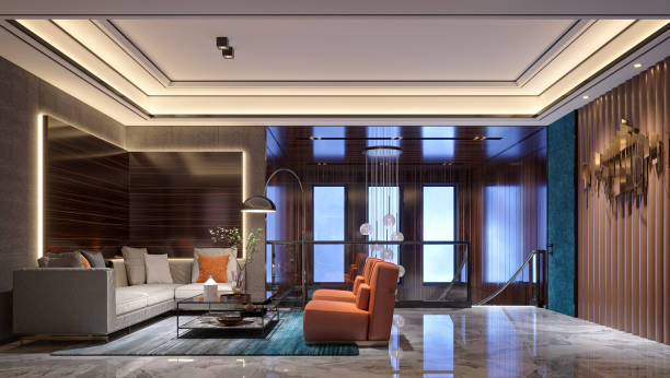 istock 3d render of apartment interior  living and dining room 1961117812