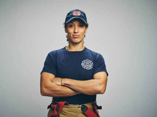 Female Firefighter Portrait
