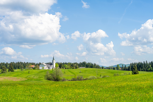 Landscape near elbow in Rhön