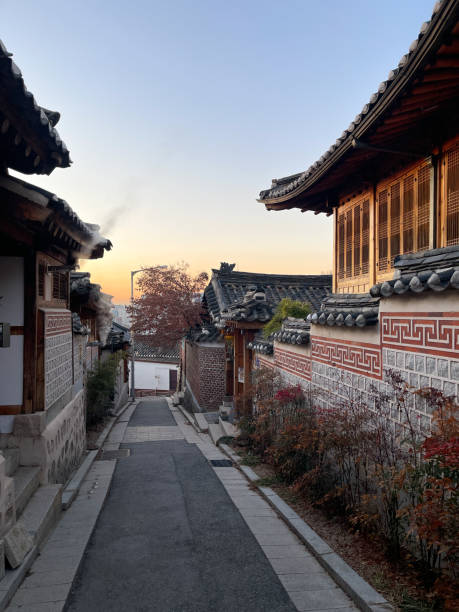 istock Cold Winter Morning in Seoul Korea 1961197301