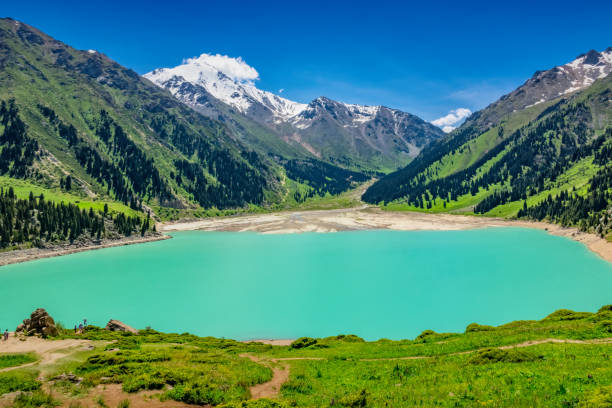 Big Almaty Lake Kazakhstan Mountains