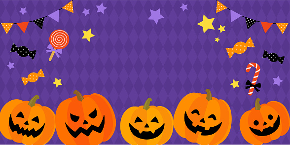 Halloween banner_background frame (2:1)