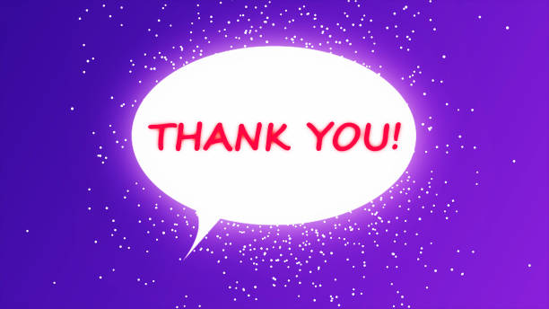 Handwritten type lettering of Thank You