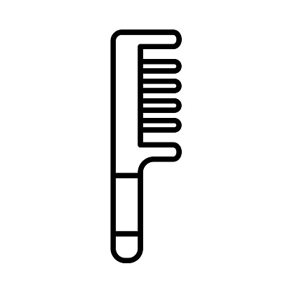 Comb icon vector image. Can be used for Hair Salon.