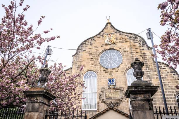 istock Spring Blossoms Adorn Historic Edinburgh Architecture 1961474965