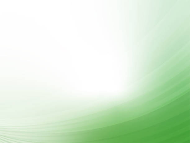 istock Abstract background material of ephemeral and beautiful wave image_green 1961517394