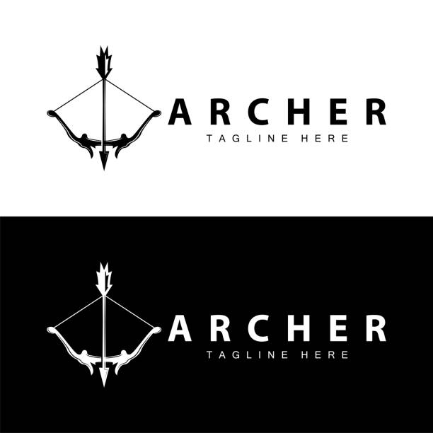 istock Archer logo vector vintage design old inspiration archer tool arrow template brand 1961533963