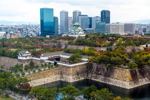 Osaka Castle, also known as \