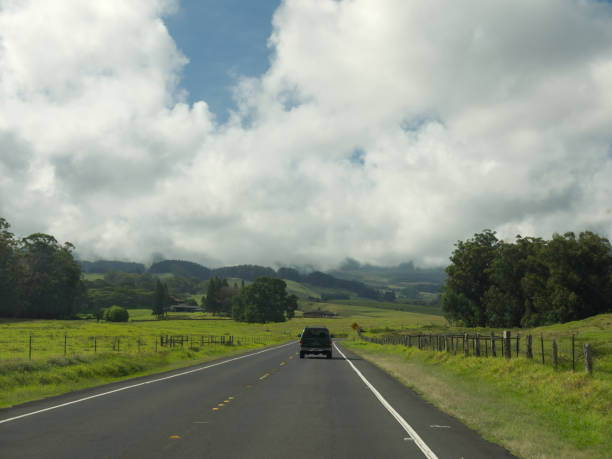 istock Driving by Maui countryside road 1961645310