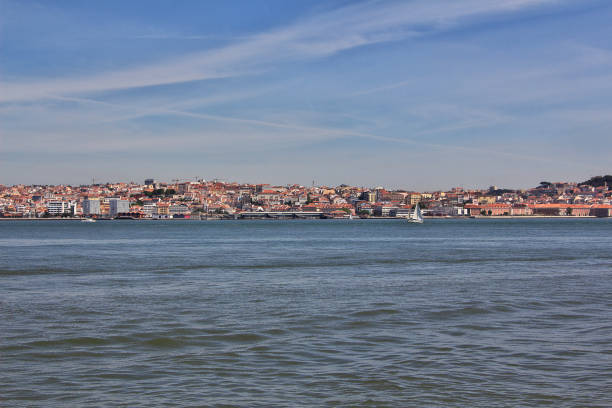 the view of lisbon city, portugal - lisbon portugal city europe portuguese culture imagens e fotografias de stock