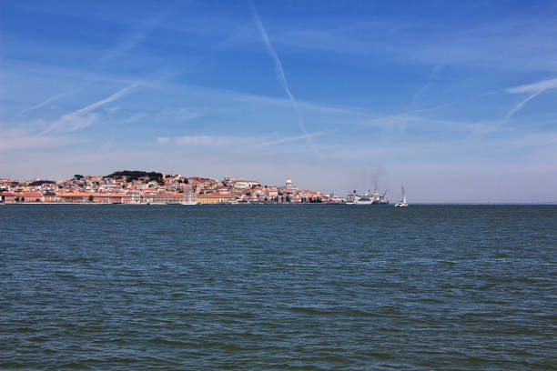 the view of lisbon city, portugal - lisbon portugal city europe portuguese culture imagens e fotografias de stock