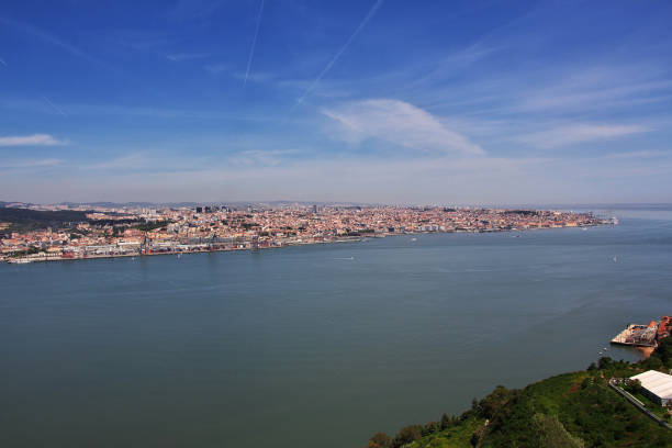 the view of lisbon city, portugal - lisbon portugal city europe portuguese culture imagens e fotografias de stock