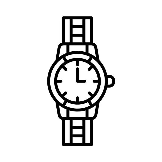Vector illustration of Wristwatch Icon