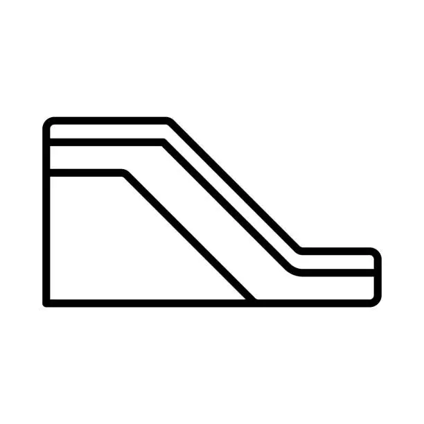 Vector illustration of Escalator Icon