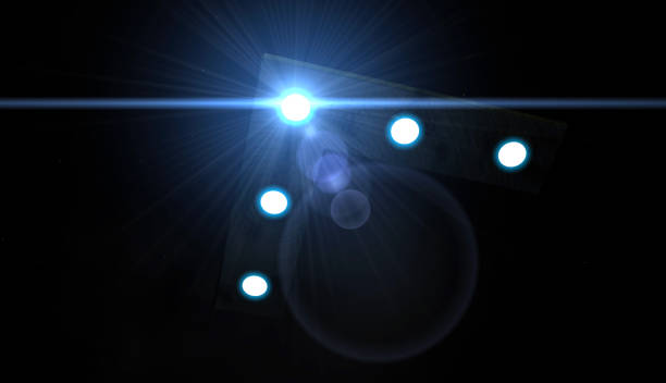 Mysterious V Shaped UFO Flying at Night