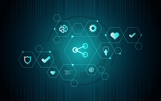 Health care icon pattern medical innovation concept background design stock illustration