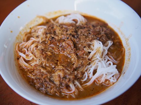 Thai hot and spicy noodle