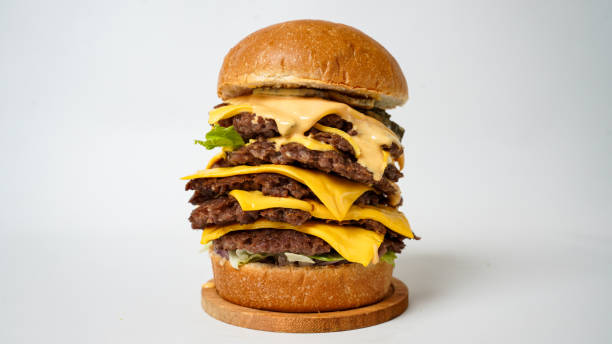 istock Burger Double , tripple , double double , triple double and triple triple 1961839529