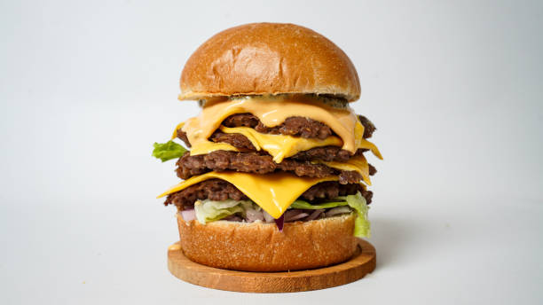 istock Burger Double , tripple , double double , triple double and triple triple 1961839561