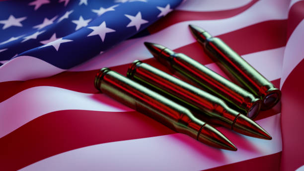 istock Concept background about American military power.3d rendering 1961845949