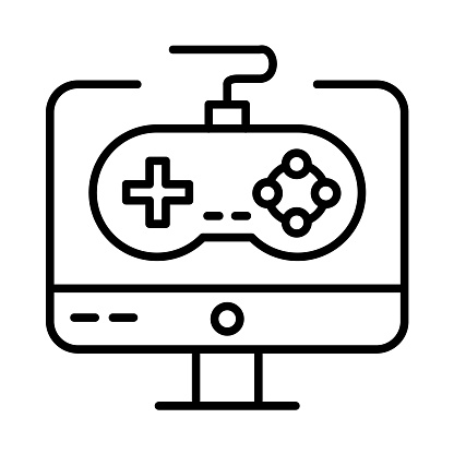 Game Console icon vector image. Can be used for Technology.