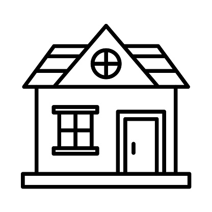 Guest House icon vector image. Can be used for Type of Houses.