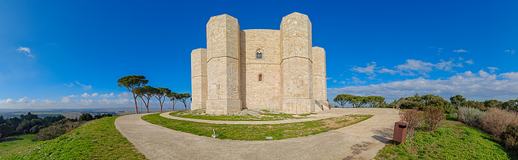 Castel del Monte, Italy - a Unesco World Heritage and one of the best preserved examples of medieval fortress, Castel del Monte is the main landmark of Apulia region