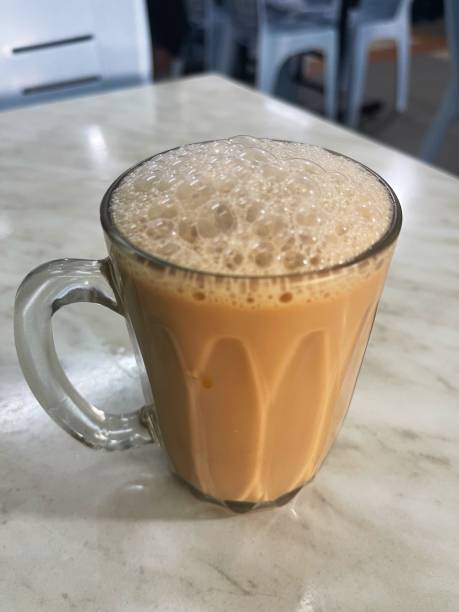 istock Tea with milk or popularly known as Teh Tarik in Malaysia 1961948551