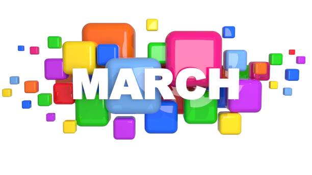 istock March Word Multiple Coloured Blocks Banner 1961987711
