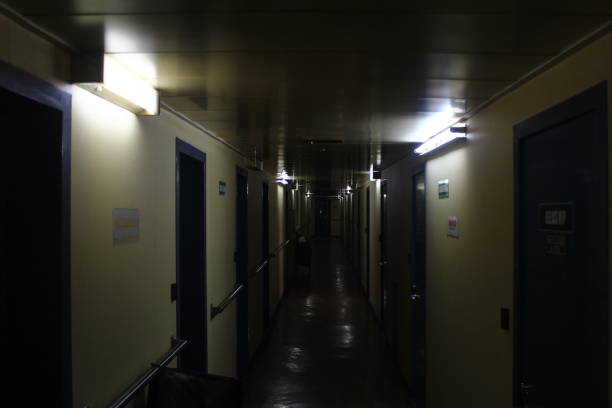 There are so many hotel rooms on a big ship
