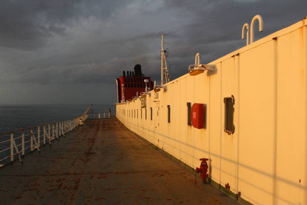 istock The truck driver's room on this boat has a window 1962004974
