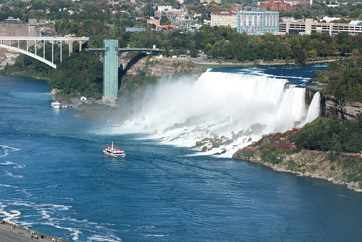 The spectacular view. Niagara Falls, Ontario, Canada. High quality photo