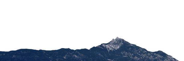 istock a mountain on the white background 1962040172