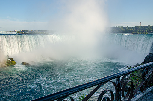 The spectacular view. Niagara Falls, Ontario, Canada. High quality photo